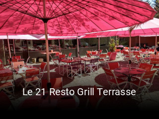 Le 21 Resto Grill Terrasse heures d'affaires