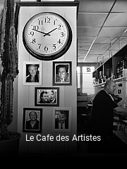 Le Cafe des Artistes ouvert