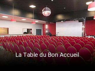 La Table du Bon Accueil ouvert