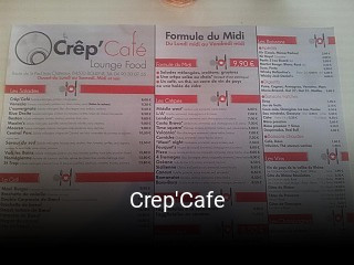 Crep'Cafe plan d'ouverture