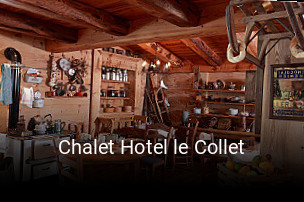 Chalet Hotel le Collet heures d'affaires