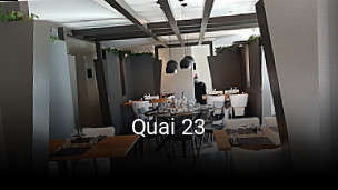 Quai 23 ouvert