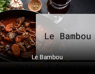 Le Bambou heures d'affaires