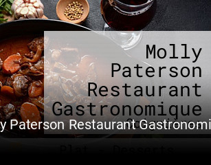 Molly Paterson Restaurant Gastronomique heures d'ouverture