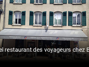 hotel restaurant des voyageurs chez Betty ouvert