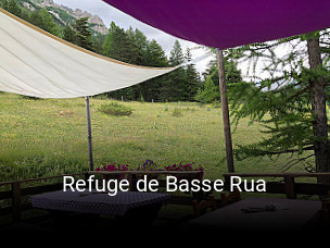 Refuge de Basse Rua ouvert