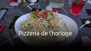 Pizzeria de l'horloge heures d'affaires