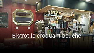 Bistrot le croquant bouche ouvert