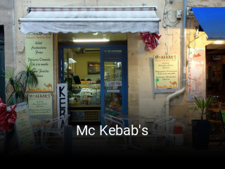 Mc Kebab's heures d'affaires