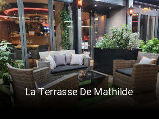 La Terrasse De Mathilde ouvert