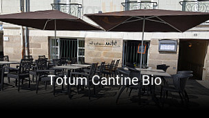 Totum Cantine Bio heures d'affaires