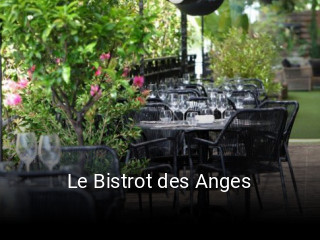 Le Bistrot des Anges heures d'ouverture