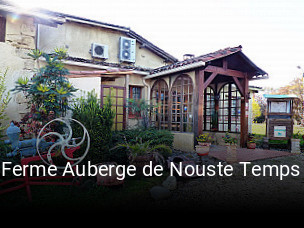 Ferme Auberge de Nouste Temps ouvert