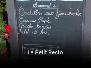 Le Petit Resto ouvert