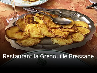 Restaurant la Grenouille Bressane plan d'ouverture