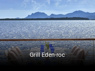 Grill Eden-roc heures d'ouverture