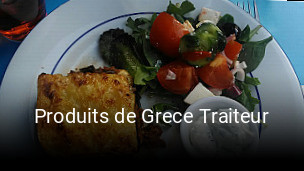 Produits de Grece Traiteur ouvert