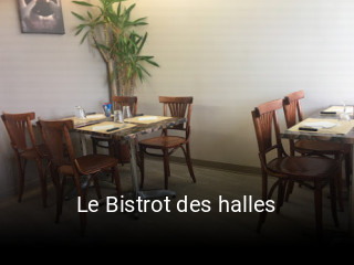 Le Bistrot des halles plan d'ouverture