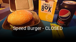 Speed Burger - CLOSED ouvert