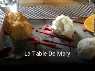 La Table De Mary ouvert