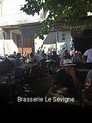 Brasserie Le Sevigne plan d'ouverture