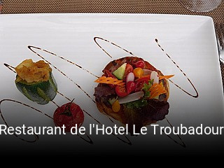 Restaurant de l'Hotel Le Troubadour heures d'affaires