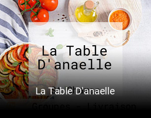 La Table D'anaelle ouvert