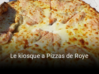 Le kiosque a Pizzas de Roye ouvert