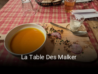 La Table Des Malker plan d'ouverture