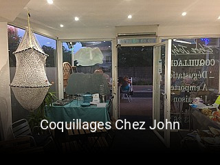 Coquillages Chez John plan d'ouverture