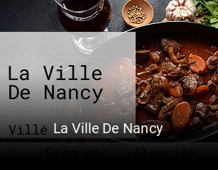 La Ville De Nancy heures d'affaires