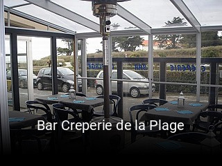 Bar Creperie de la Plage heures d'ouverture