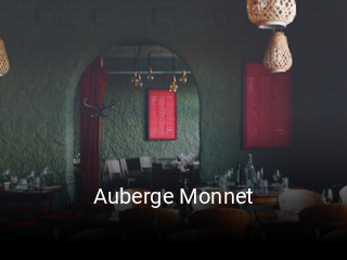 Auberge Monnet heures d'ouverture