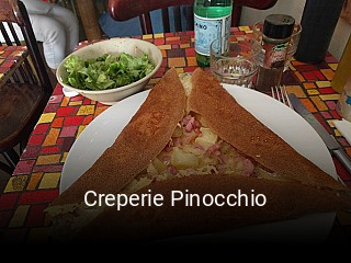 Creperie Pinocchio plan d'ouverture