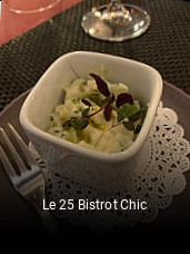 Le 25 Bistrot Chic plan d'ouverture