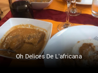 Oh Delices De L'africana heures d'ouverture