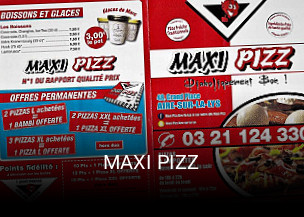 MAXI PIZZ heures d'ouverture