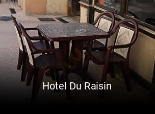 Hotel Du Raisin plan d'ouverture