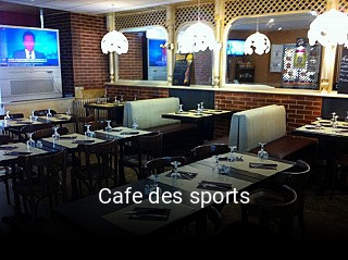 Cafe des sports heures d'ouverture