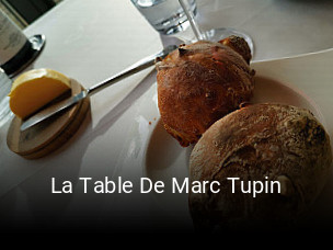 La Table De Marc Tupin ouvert