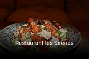 Restaurant les Sirenes plan d'ouverture