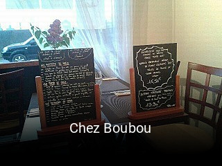 Chez Boubou heures d'ouverture