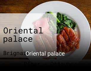 Oriental palace heures d'affaires