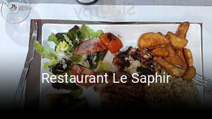 Restaurant Le Saphir ouvert