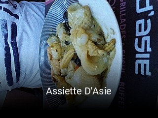 Assiette D'Asie heures d'affaires