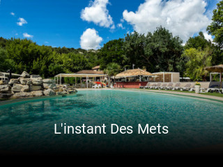 L'instant Des Mets plan d'ouverture