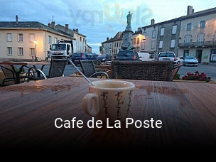 Cafe de La Poste plan d'ouverture