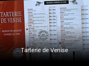 Tarterie de Venise plan d'ouverture