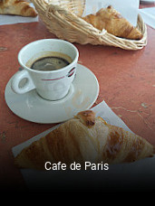 Cafe de Paris heures d'ouverture