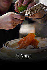 Le Cirque plan d'ouverture